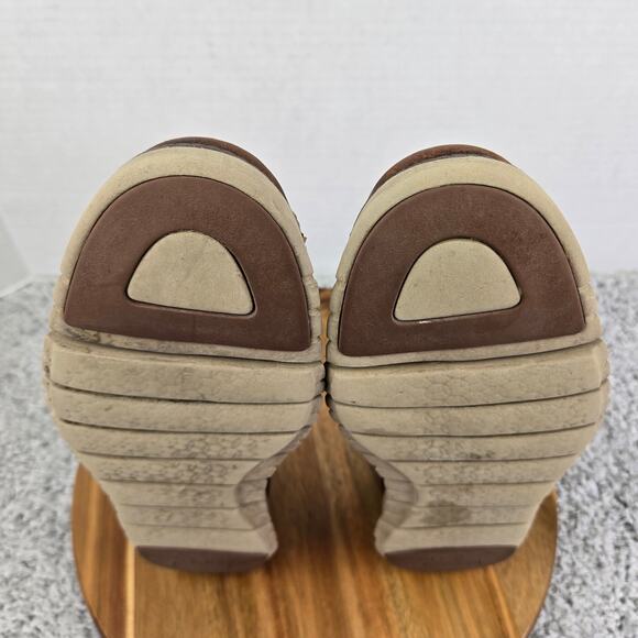 Cole Haan ZeroGrand Brown Leather Rustic Medallion Wingtip Oxford Mens 9.5 M - Picture 10 of 14